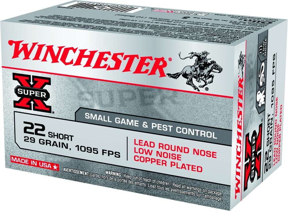 Ammunition Winchester Repeating Arms ZPAP M85 22Short WIN SUPER-X 22SHORT LEAD RN  50/100